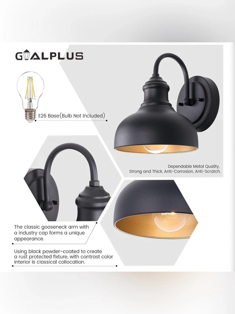 Matte Black Indoor Wall Lantern Sconce - Set of 4